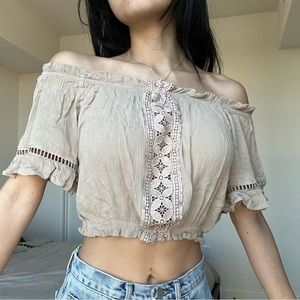 Baby Doll Off Shoulder Top